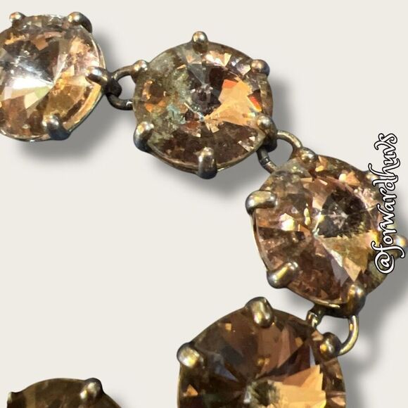 Stella & Dot Bracelet | Darker Spots on Some Rhinestones - Picture 4 of 8